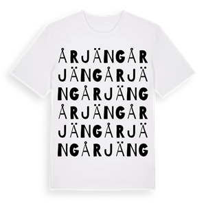 Årjäng ordlek t-shirt – ekologisk bomull t-shirt från PinShirt