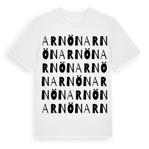Arnön ordlek t-shirt – ekologisk bomull t-shirt från Pinshirt