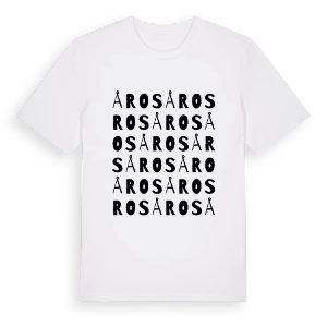 Åros ordlek t-shirt – ekologisk bomull t-shirt från PinShirt