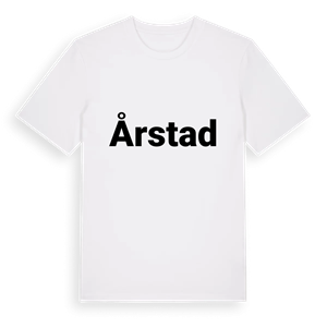 Årstad fetstil t-shirt – ekologisk bomull t-shirt från PinShirt