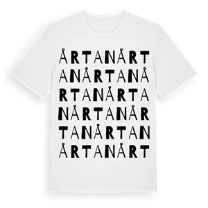 Årtan ordlek t-shirt – ekologisk bomull t-shirt från PinShirt