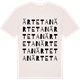 Vintage White t-shirt med Ärtetan ordlek t-shirt