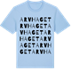 Blue Soul t-shirt med Arvhaget ordlek t-shirt