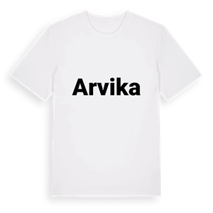 Arvika fetstil t-shirt – ekologisk bomull t-shirt från PinShirt