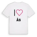 Jag älskar Ås t-shirt stort tryck