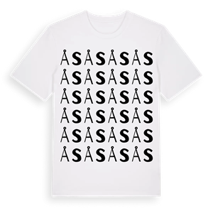 Ås ordlek t-shirt – ekologisk bomull t-shirt från PinShirt