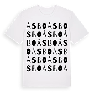 Åsbo ordlek t-shirt – ekologisk bomull t-shirt från PinShirt