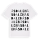 Åsdalen ordlek t-shirt