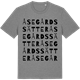 Mid Heather Gray t-shirt med Åsegårdssätter ordlek t-shirt