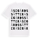 Åsegårdssätter ordlek t-shirt