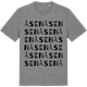 Mid Heather Gray t-shirt med Åsen ordlek t-shirt