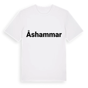 Åshammar fetstil t-shirt – ekologisk bomull t-shirt från PinShirt
