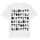 Åsjöhyttetorp ordlek t-shirt