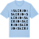 Blue Soul t-shirt med Askerud ordlek t-shirt