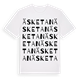 Äsketan ordlek t-shirt