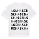 Askhagen ordlek t-shirt