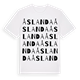 Åslanda ordlek t-shirt