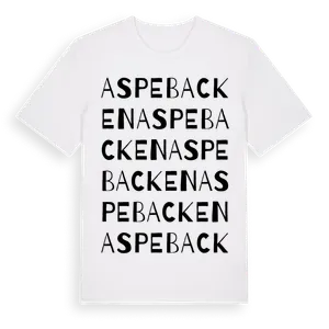 Aspebacken ordlek t-shirt – ekologisk bomull t-shirt från Pinshirt