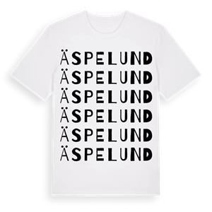Äspelund ordlek t-shirt – ekologisk bomull t-shirt från PinShirt