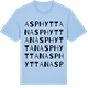 Blue Soul t-shirt med Asphyttan ordlek t-shirt