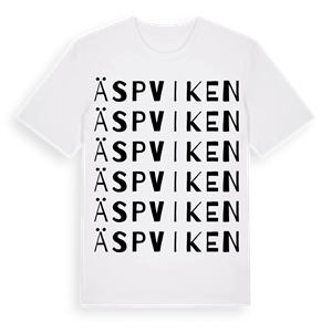Äspviken ordlek t-shirt – ekologisk bomull t-shirt från PinShirt