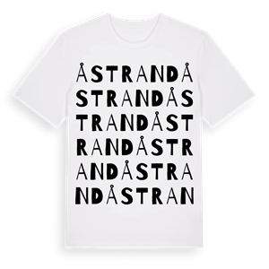 Åstrand ordlek t-shirt – ekologisk bomull t-shirt från PinShirt