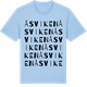 Blue Soul t-shirt med Åsviken ordlek t-shirt