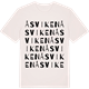 Vintage White t-shirt med Åsviken ordlek t-shirt