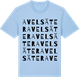 Blue Soul t-shirt med Avelsäter ordlek t-shirt
