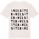 Vintage White t-shirt med Avelsäter ordlek t-shirt