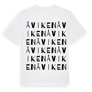 Åviken ordlek t-shirt – ekologisk bomull t-shirt från PinShirt