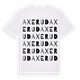 Axerud ordlek t-shirt