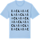 Blue Soul t-shirt med Backa ordlek t-shirt