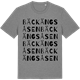 Mid Heather Gray t-shirt med Bäckängsåsen ordlek t-shirt