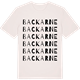 Vintage White t-shirt med Backarne ordlek t-shirt
