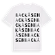 White t-shirt med Backåsen ordlek t-shirt