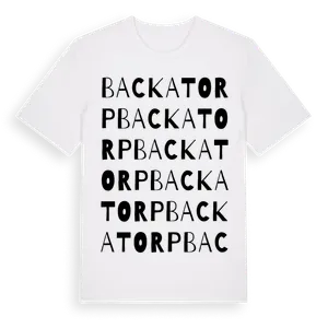 Backatorp ordlek t-shirt – ekologisk bomull t-shirt från Pinshirt