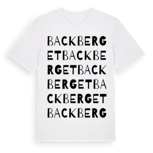 Backberget ordlek t-shirt – ekologisk bomull t-shirt från Pinshirt