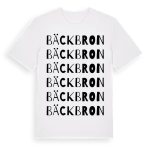 Bäckbron ordlek t-shirt – ekologisk bomull t-shirt från Pinshirt