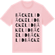 Pink Cotton t-shirt med Bäckelid ordlek t-shirt