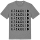 Mid Heather Gray t-shirt med Bäckelid ordlek t-shirt
