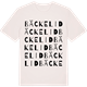 Vintage White t-shirt med Bäckelid ordlek t-shirt