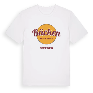 Bäcken cirkel t-shirt – ekologisk bomull t-shirt från PinShirt