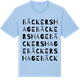 Blue Soul t-shirt med Bäckershage ordlek t-shirt