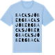 Blue Soul t-shirt med Backsjöberg ordlek t-shirt