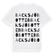 Backsjöbotten ordlek t-shirt