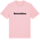 Pink Cotton t-shirt med Bäckslätten fetstil t-shirt