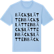 Blue Soul t-shirt med Bäckslätten ordlek t-shirt