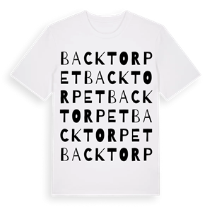 Backtorpet ordlek t-shirt – ekologisk bomull t-shirt från PinShirt