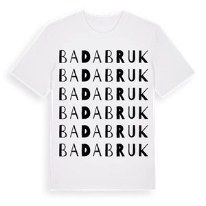 Badabruk ordlek t-shirt – ekologisk bomull t-shirt från Pinshirt